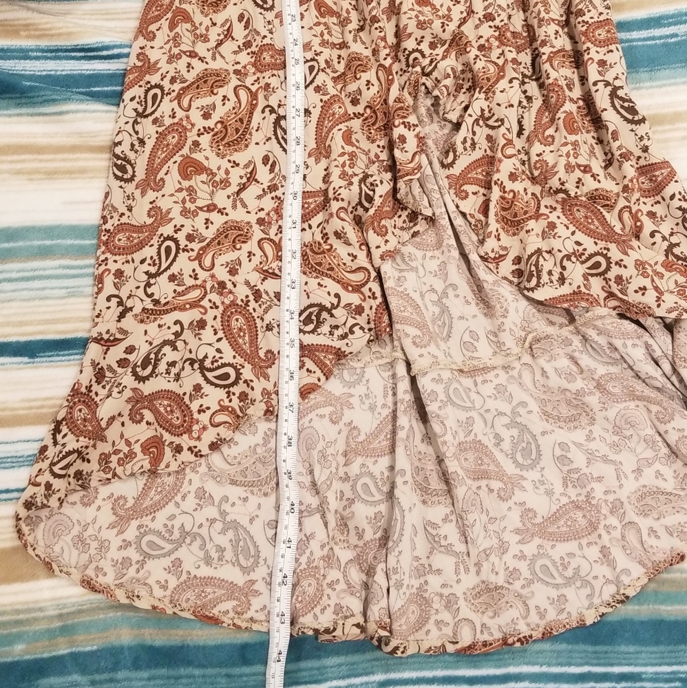 Vine and Valley v-neck spaghetti strap high low dress size Medium - Picture 10 of 10